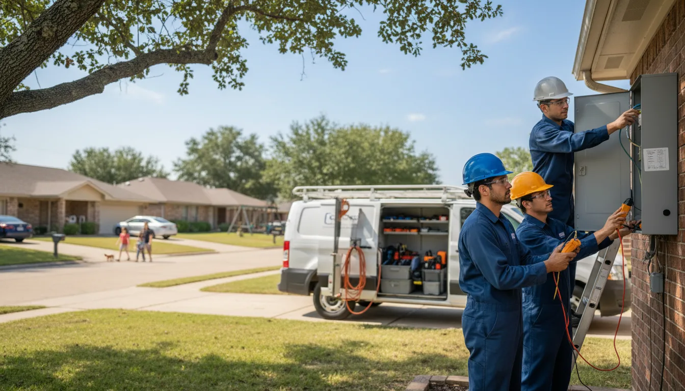 Certified electrician providing emergency electrical services in Manchester, MD